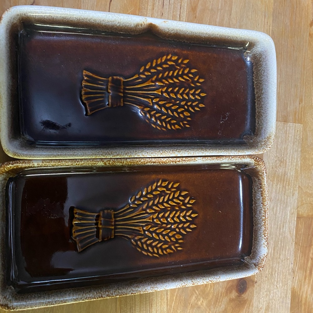 Pfaltzgraff Relish Dishes - Brown Drip